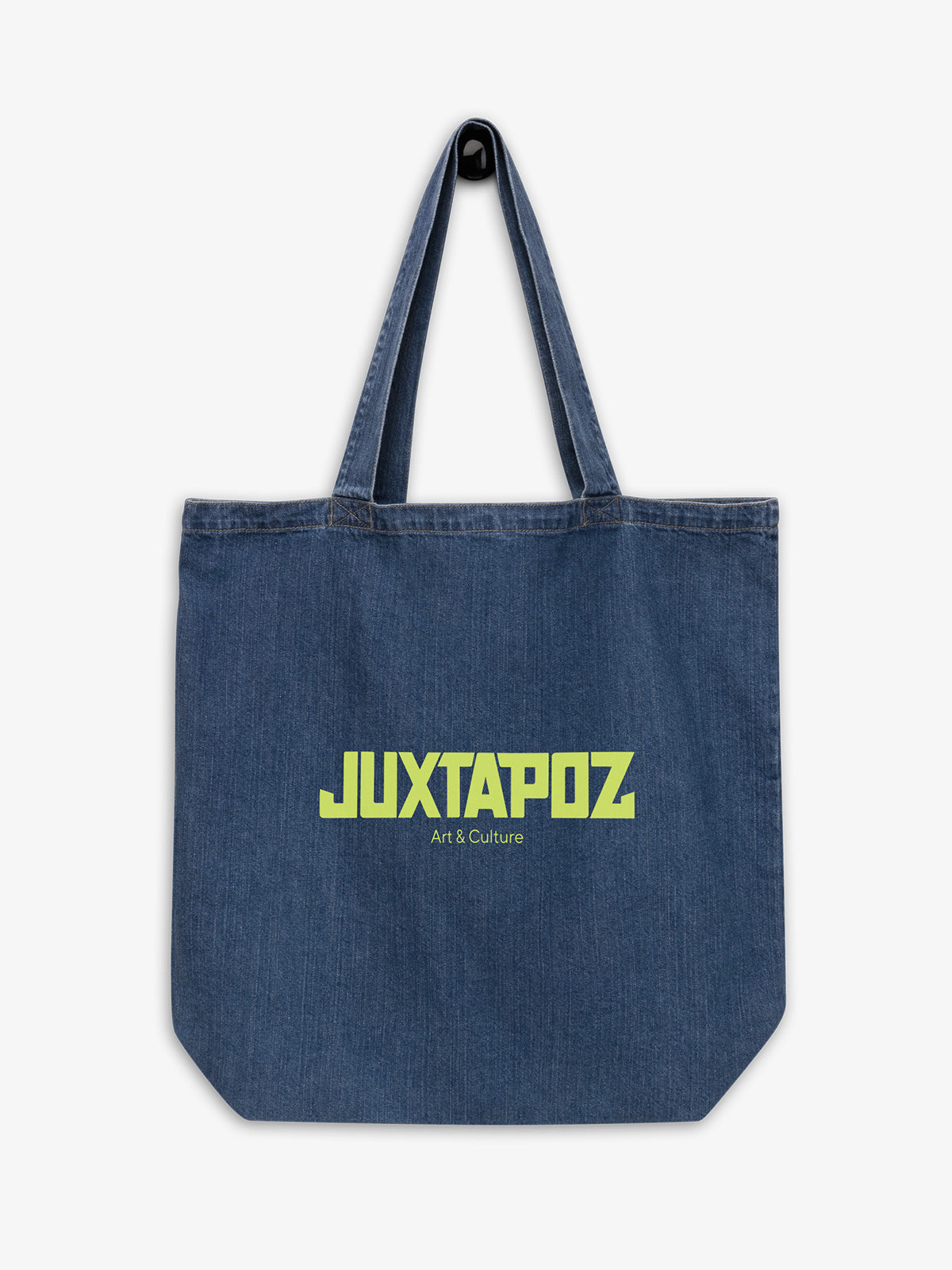 Extra-Large Organic denim tote bag