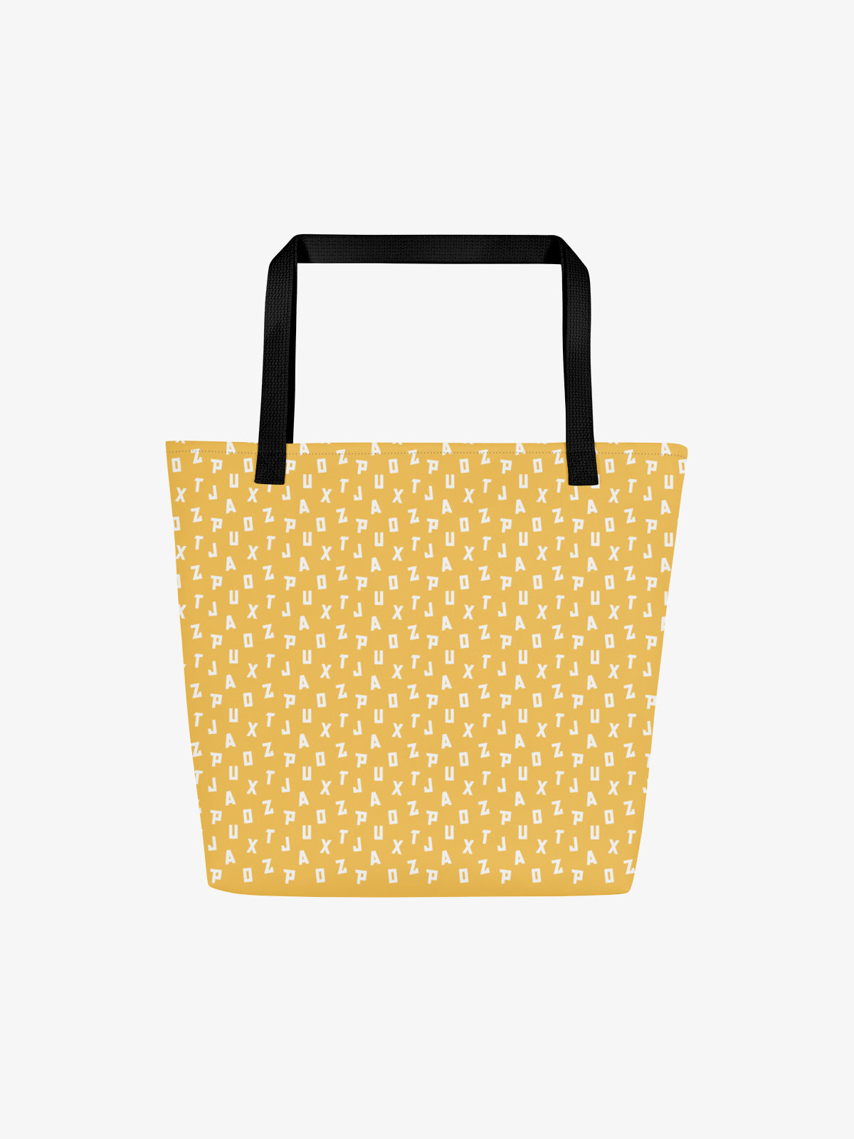 Letters Print Large Tote Bag