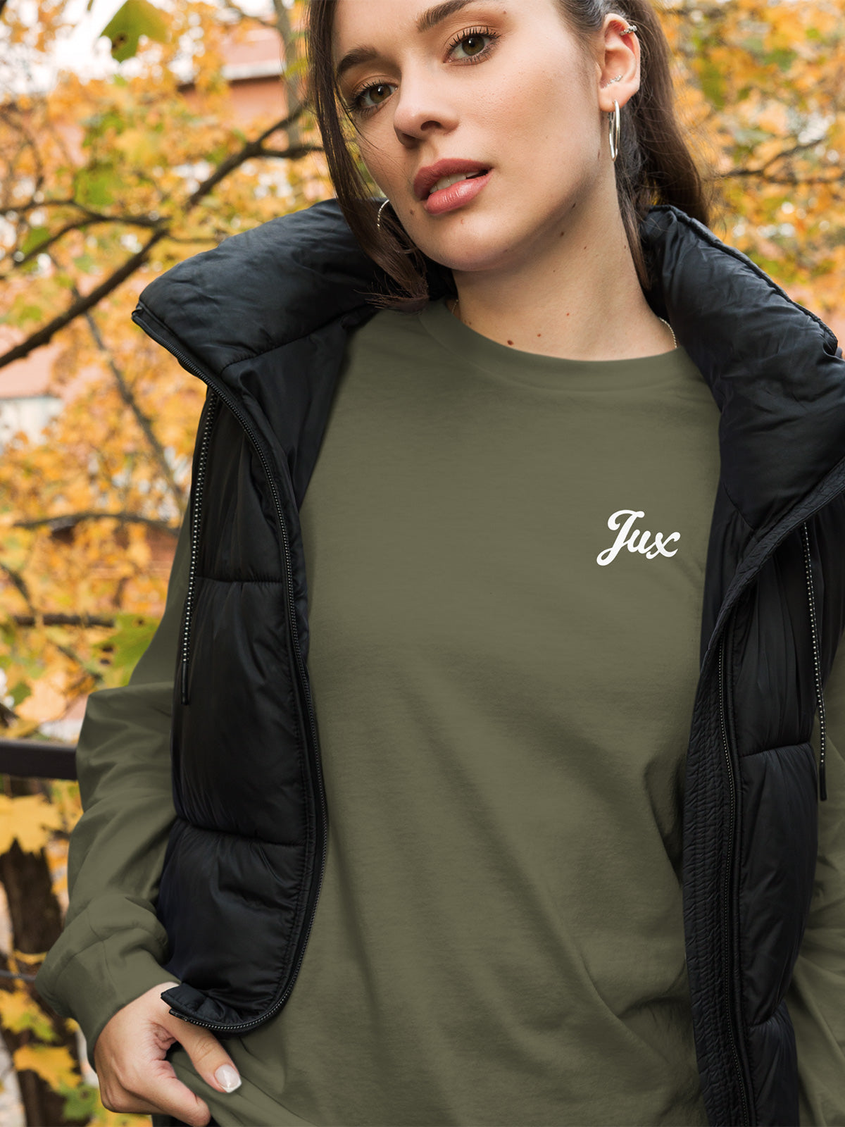 Opt Script Tee Long-Sleeve
