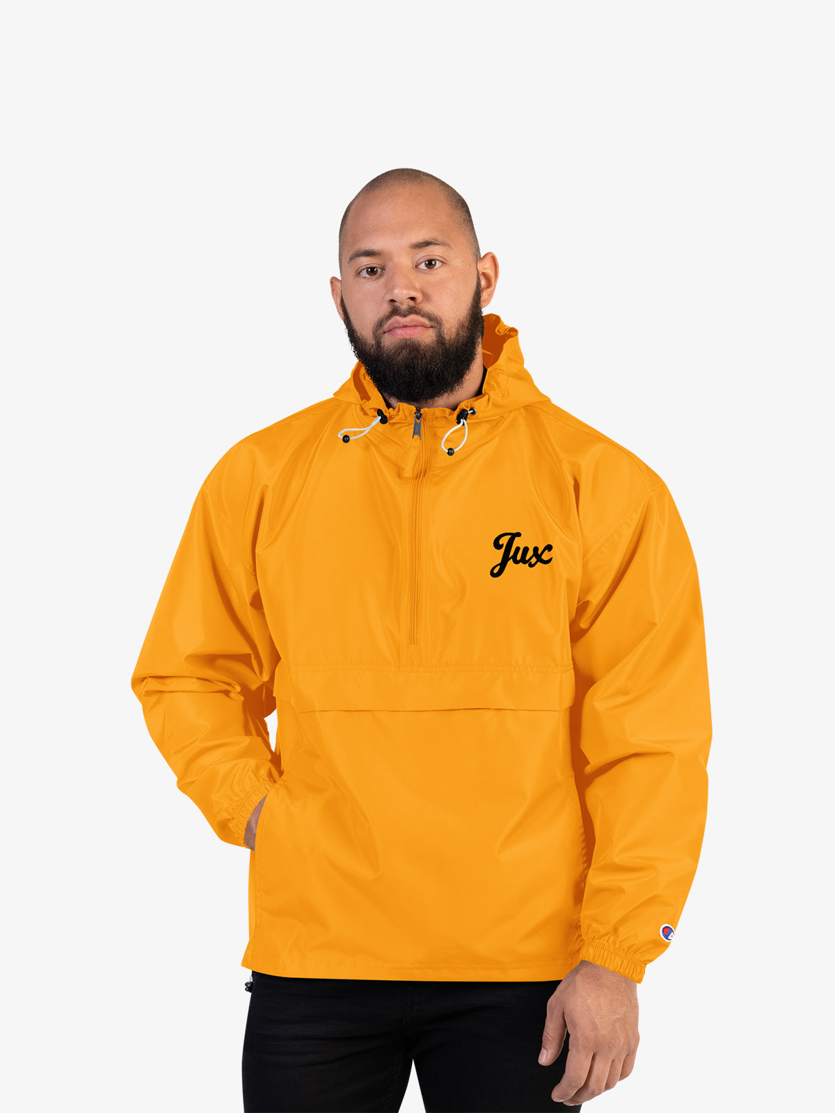 Packable-Jacket-Gold-MModel.