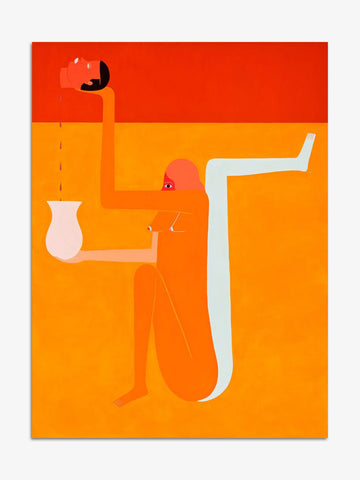 Richard Colman "Orange Painting" Print